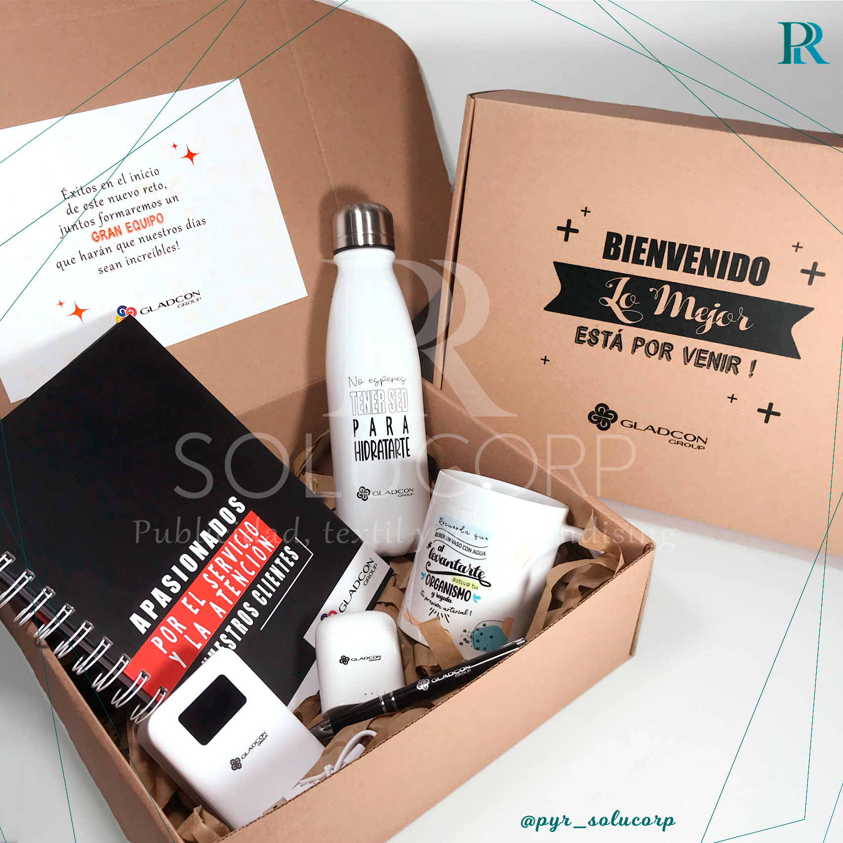 KIT DE BIENVENIDA WELCOME OFFICE P&R Solucorp